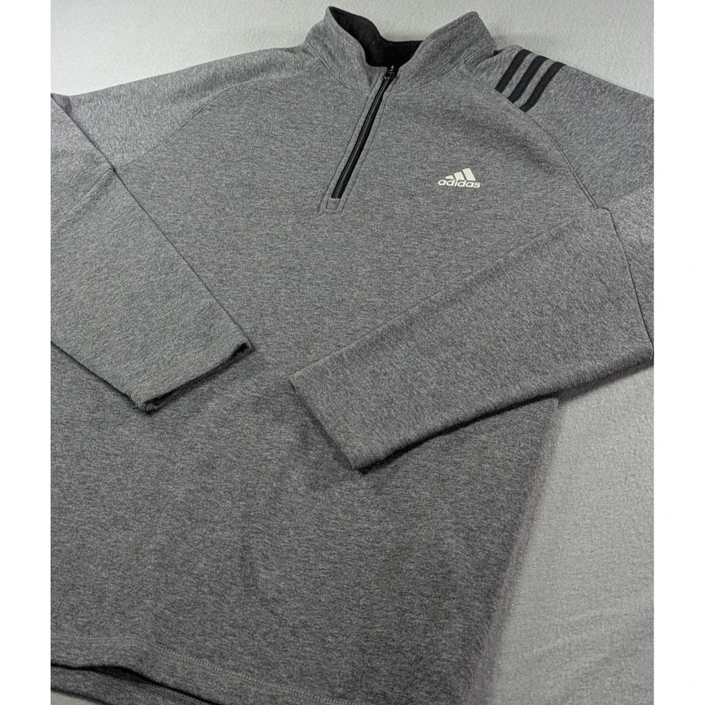 Adidas Mens Golf 1/4 Zip Pullover ADVF19R751 Size XL‎ Gray Heather